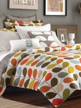 Orla Kiely Padded Comforter Duvet 93 x 85 inches